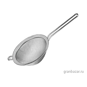 Сито с ручкой; сталь нерж.; D=20см; металлич. MATFER 20426