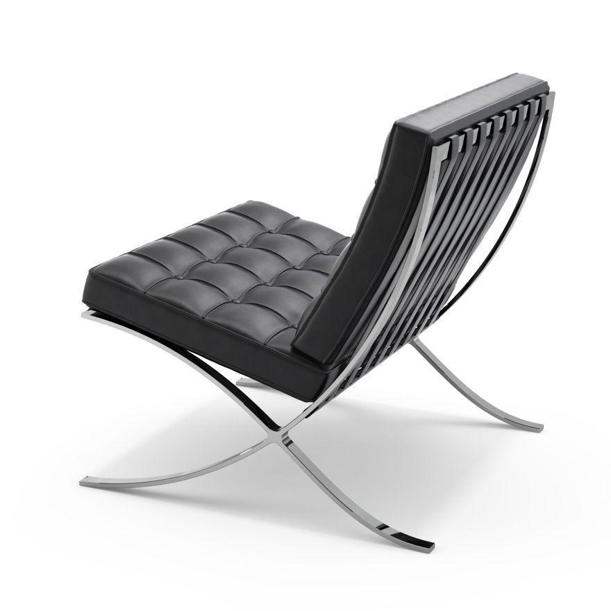 Кресло «BARCELONA CHAIR» чёрный