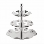 Этажерка, 3 яруса, h 300 мм, d 275 мм, нержавейка, P.L. Proff Cuisine
