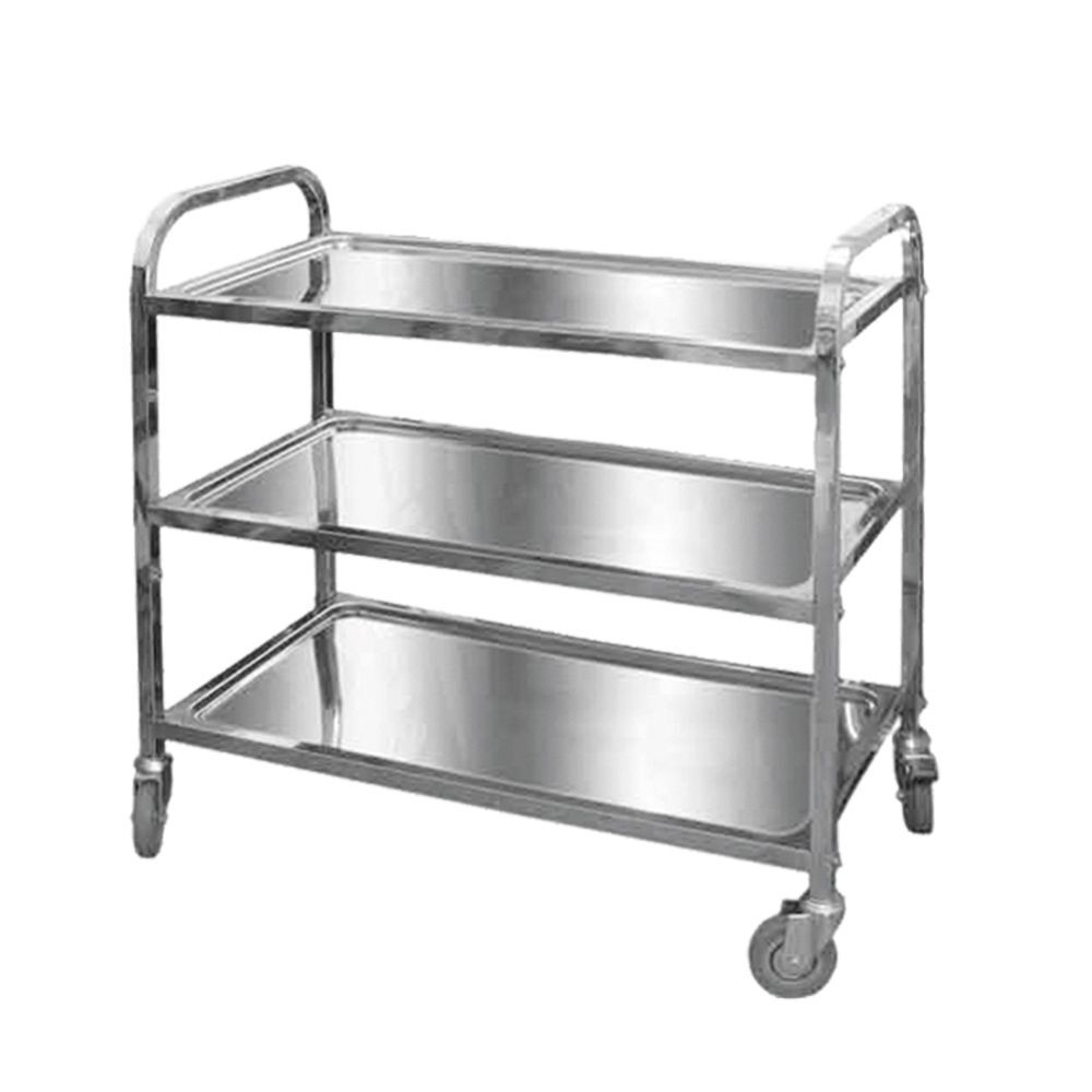 Тележка металлическая, 3 яруса, 800х450х900 мм, P.L. Proff Cuisine JQ-ST019М3
