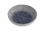 Салатник полуглубокий IRIS BLUE фарфор, d 170 мм, синий Porland 368117 IRIS BLUE