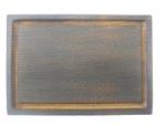 Доска д/подачи прямоуг.б/ручки с кровост. дуб; H=25,L=250,B=180мм PPwood PP100-2