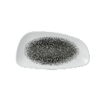 Блюдо сервировочное CHEFS GEO без борта Studio Prints Raku 300х155мм Quartz Black Churchill RKBQGE301