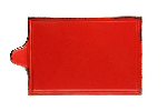 Блюдо для сыра RED фарфор, 180х300 мм, h 8 мм, красный Seasons Porland 358130 красный
