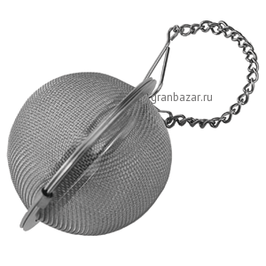 Сито д/чая «Шар»; сталь нерж.; D=7.5,H=23,L=35,B=28см; серебрян. Paderno 42617-07