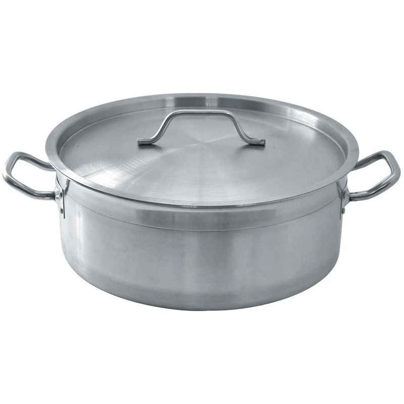 Кастрюля Eco Line низкая с крышкой 600 мл, 120х50 мм, сталь, P.L. Proff Cuisine FZA31260 (03style) /36