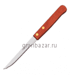 Нож д/стейка; сталь нерж.,дерево; L=10см; металлич.,коричнев. Prohotel AM02106-01
