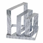 Форма квадратная перфорированная 140x140x35 мм, P.L. Proff Cuisine CRSQ1435P