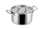 Мини-кастрюля с крышкой круглая 200 мл, d 80 мм, h 48 мм, нержавейка, Pujadas 24.701