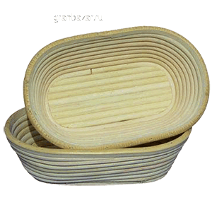 Форма д/хлеба овал.; дерево; H=55,L=215,B=135мм; бежев. MATFER 118501