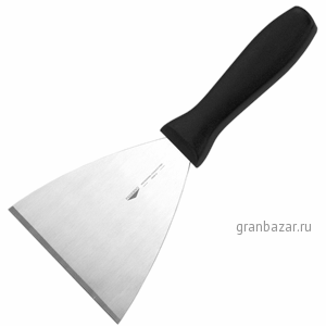 Скребок д/чистки поверхн.; сталь,пластик; L=25.2/12,B=6см; металлич.,черный Paderno 18520-06