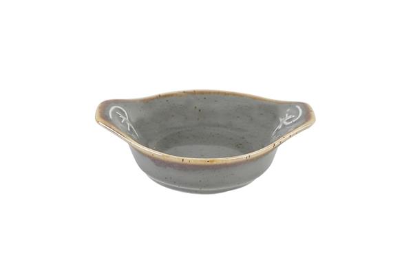 Соусник с ручками DARK GREY фарфор, 50 мл, d 70 мм, серый Seasons Porland 802907 темно-серый
