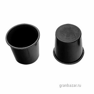 Форма д/кекса «Ром-баба» 1 шт; сталь,антиприг.покр.; D=6.7,H=6см; черный Paderno 47728-06