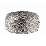 Блюдо прямоугольное CHEFS без борта Studio Prints Raku 237х157мм Quartz Black Churchill RKBQOBL21