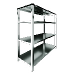 Стеллаж производственный кухонный Restoinox СТП-8/4