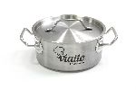 Кастрюля нерж с тройным дном 200х90мм объем 3L с дв.ручками, VIATTO 101341