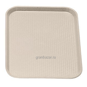 Поднос д/Фаст Фуд; полипроп.; L=46,B=36см; бежев. Cambro 1418FF104