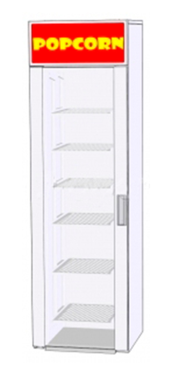 Витрина тепловая для попкорна RoboLabs VTP-060SD2