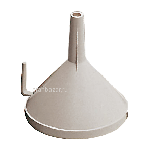 Воронка; пластик; D=14,H=14,L=16.5см; белый Paderno 47604-15