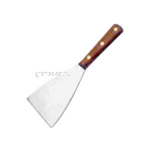 Скребок д/уборки стола; сталь нерж.; L=10см; металлич.,коричнев. MATFER 112714