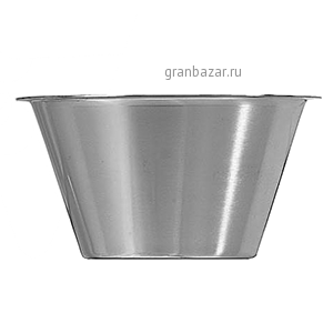 Миска; сталь нерж.; 0.2л; D=10,H=5см; металлич. Lind 513002-03