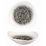 Салатник треугольный без борта Studio Prints Raku 0,60л d235мм Quartz Black Churchill RKBQTRB91