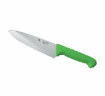 Шеф-нож PRO-Line 200 мм, зеленая пластиковая ручка, P.L. Proff Cuisine KB-3801-200-GR-201-RE-PL