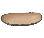 Блюдо 430х240х75 мм овал. Timber Brown пластик меламин P.L. Proff Cuisine S41709