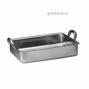 Лоток 2ручки; сталь нерж.; H=15,L=60,B=44см; металлич. MATFER 713550