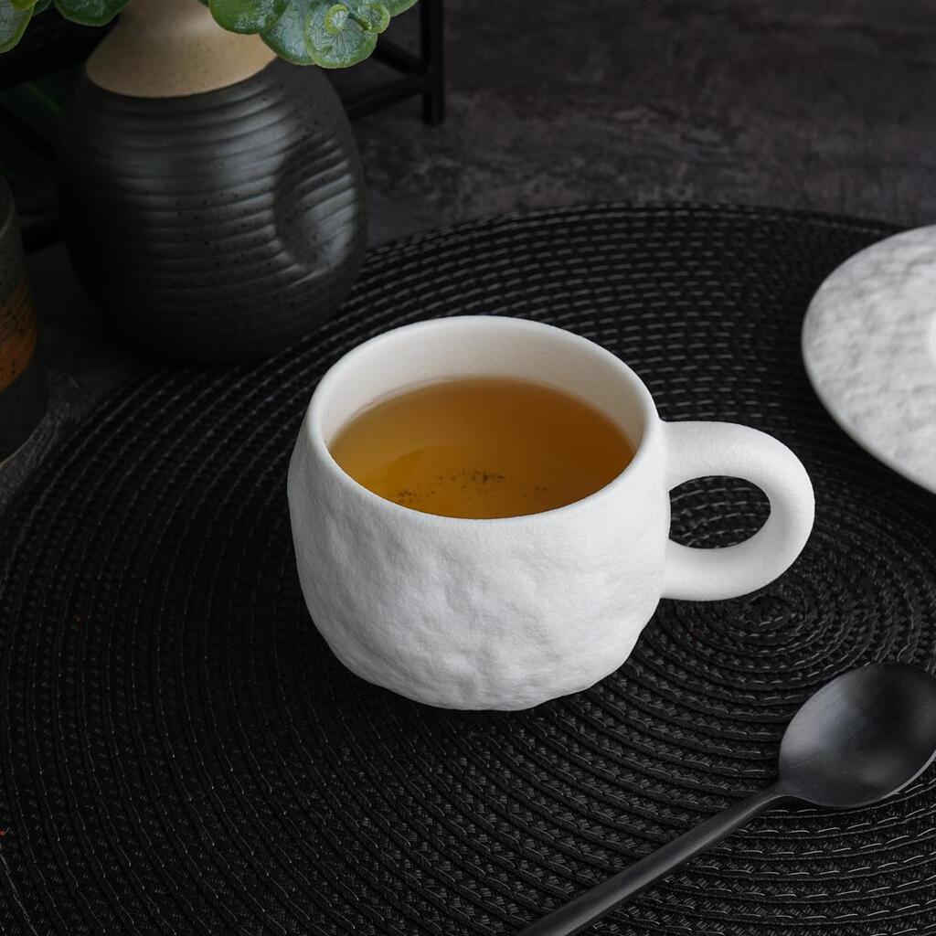 Чашка чайная White Matt Panasia 220 мл d 74 мм h55 мм P.L. Proff Cuisine ZA0569-220-ar [6]
