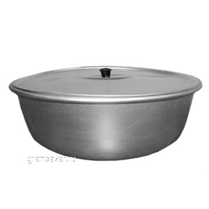 Миска с крышкой; алюмин.; 10л; D=360мм Scovo