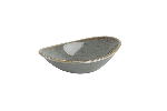 Соусник овальный DARK GREY фарфор, 50 мл, 70x110 мм, h 23 мм, серый Seasons Porland 808110 темно-серый