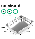 Гастроемкость CuisinAid 2/1 h=100 нерж. 650х530х100 CD-821-4 /6