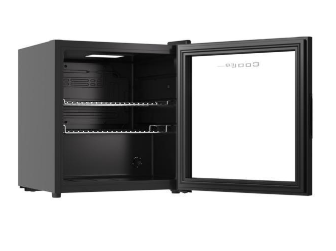 Шкаф холодильный со стеклом COOLEQ TBC-46N черный