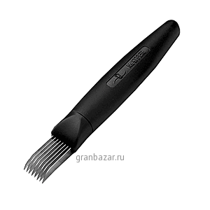 Нож д/декорации; сталь,пластик; L=145/25,B=15мм; металлич.,черный MATFER 120903