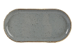 Блюдо Seasons DARK GREY овальное 300х150 мм фарфор Porland 118130 темно-серый