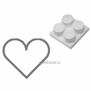Экстрактор д/конд.формы «Сердце» Paderno 47656-03