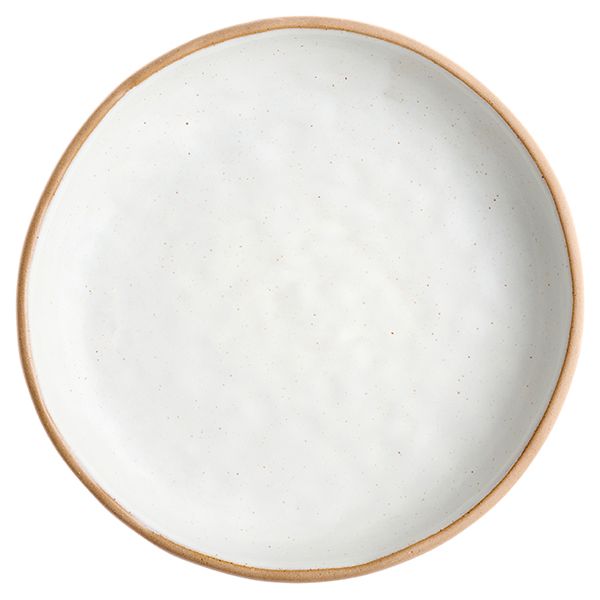 Тарелка «Грасп» с бортом керамика D=190 H=40 мм белый Kunstwerk 20734/white