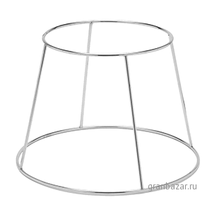 Подставка д/подноса с морепродук.; сталь нерж.; D=20/25,H=19см; металлич. Eternum 3400
