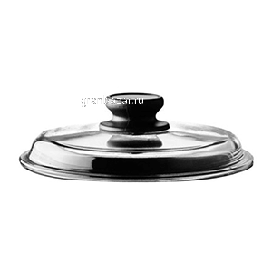 Крышка; стекло; D=24см; прозр.,черный Risoli 000200/24000