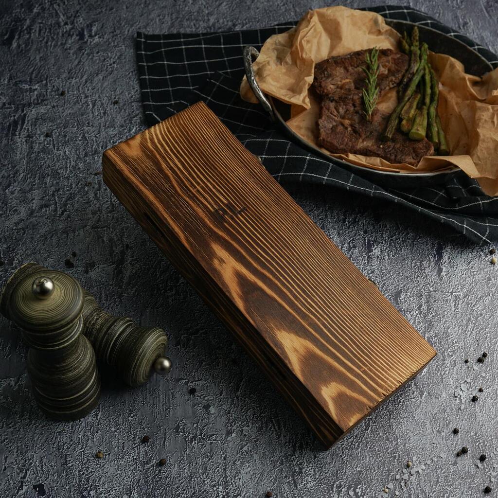 Набор для стейка нож+вилка Vintage Garwin Premium дерев. футляр Pakka Wood P.L. Proff Cuisine JP020-SD