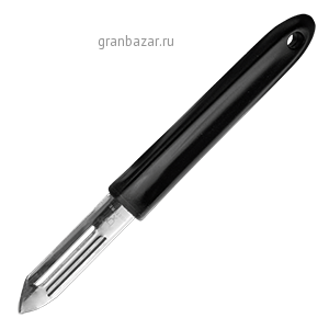 Нож д/чистки овощей; сталь,пластик; L=18,B=1.6см; металлич.,черный ILSA 20360000IVV