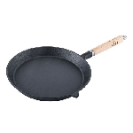 Сковородка чугунная, деревянная ручка D=264 cм, P.L. Proff Cuisine S-A165918-25S