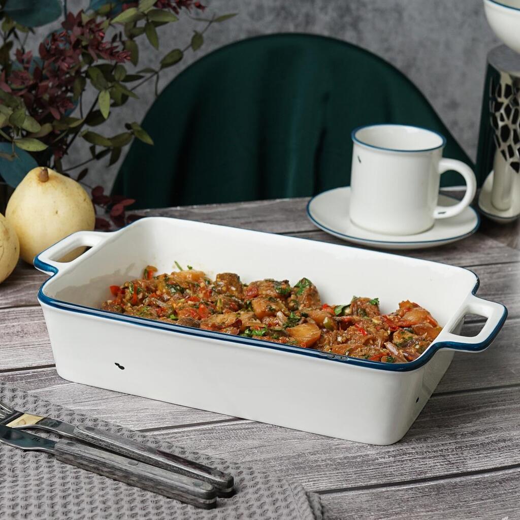 Блюдо прямоугольное с ручками Bakery Fusion 340*200 мм h66 мм 2290 мл P.L. Proff Cuisine WM5229134-SH108