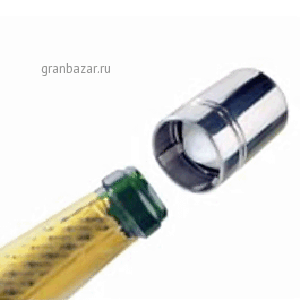 Пробка д/шампанского (2шт); сталь нерж.; D=40,H=50,L=175,B=140мм; металлич. ILSA 10600020IVV