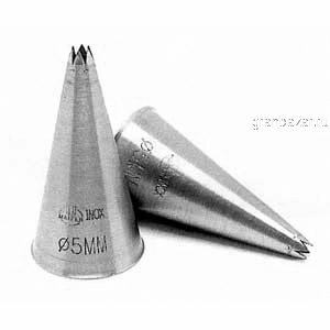 Набор кондит.насадок «Звезда» (2шт); D=6мм MATFER 167714