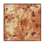 Тарелка RAK Porcelain Peppery квадратная плоская 300х300 мм, красный цвет EDSQ30PBR