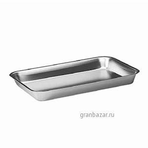 Лоток глубокий сталь нерж.; 2.5л; H=5,L=31,B=22см; металлич. Matfer 714031