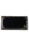 Тарелка прямоугольная ROOT RUSTY фарфор, 320x120 мм, h 13 мм, синий Porland 118732 ROOT RUSTY