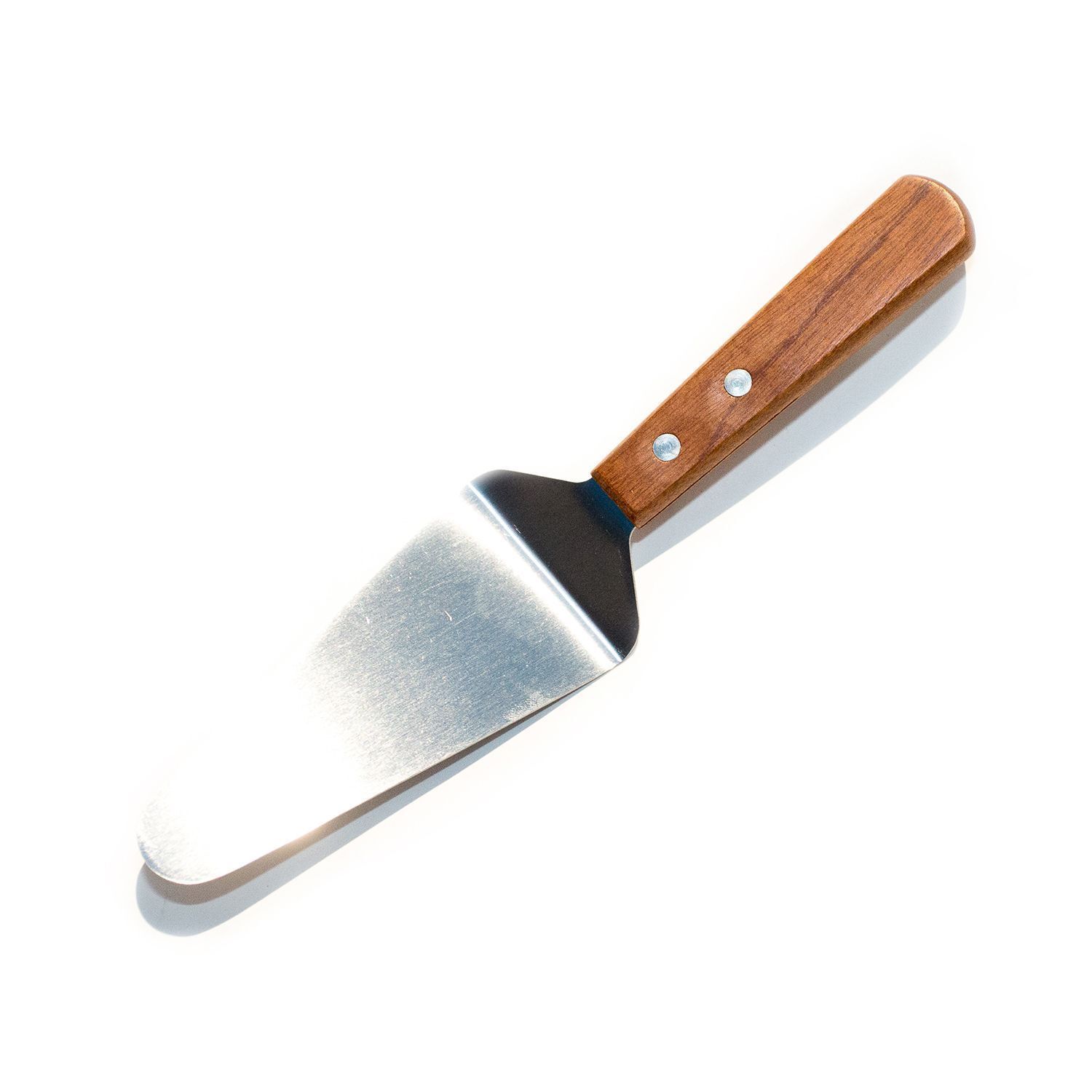 Лопатка для торта/пиццы 120(250)х60 мм нерж. с дерев. ручкой P.L. Proff Cuisine